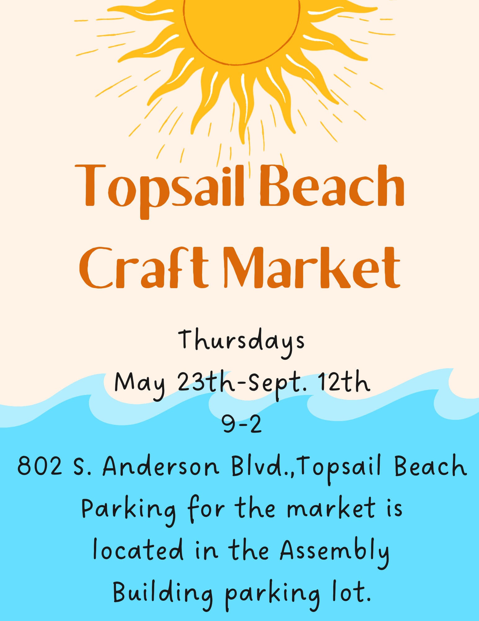 Topsail Beach Craft Market